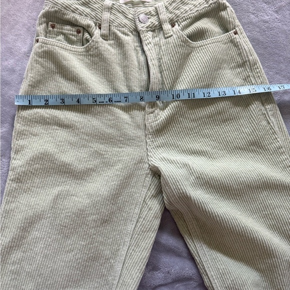 PacSun Light Green Corduroy Pants 90s boyfriend style - Picture 5 of 9